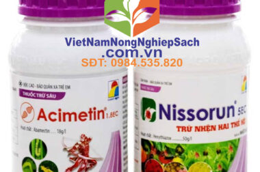 Bộ đôi siêu phẩm Nissorun & Acimetin – DIỆT SẠCH NHỆN LÔNG NHUNG HẠI CÂY TRỒNG