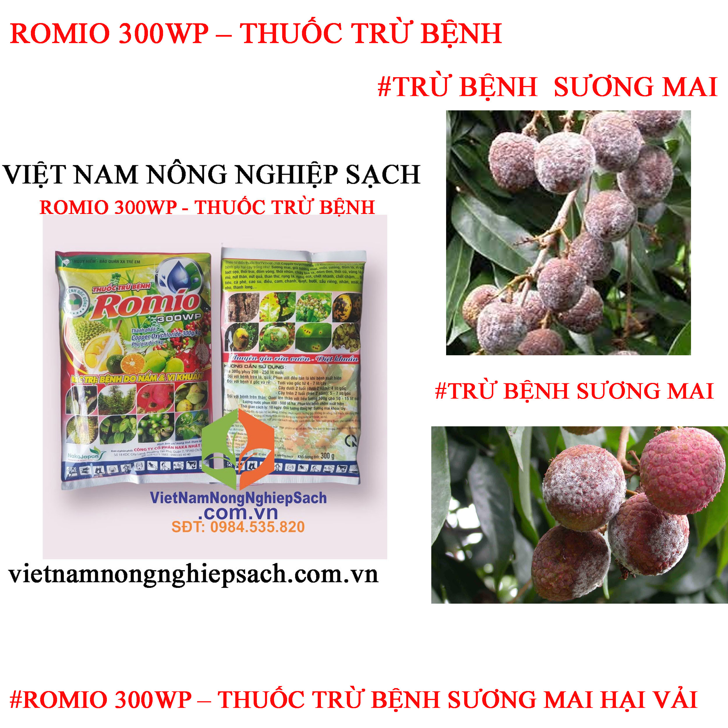 ROMIO-300WP-SƯƠNG-MAI