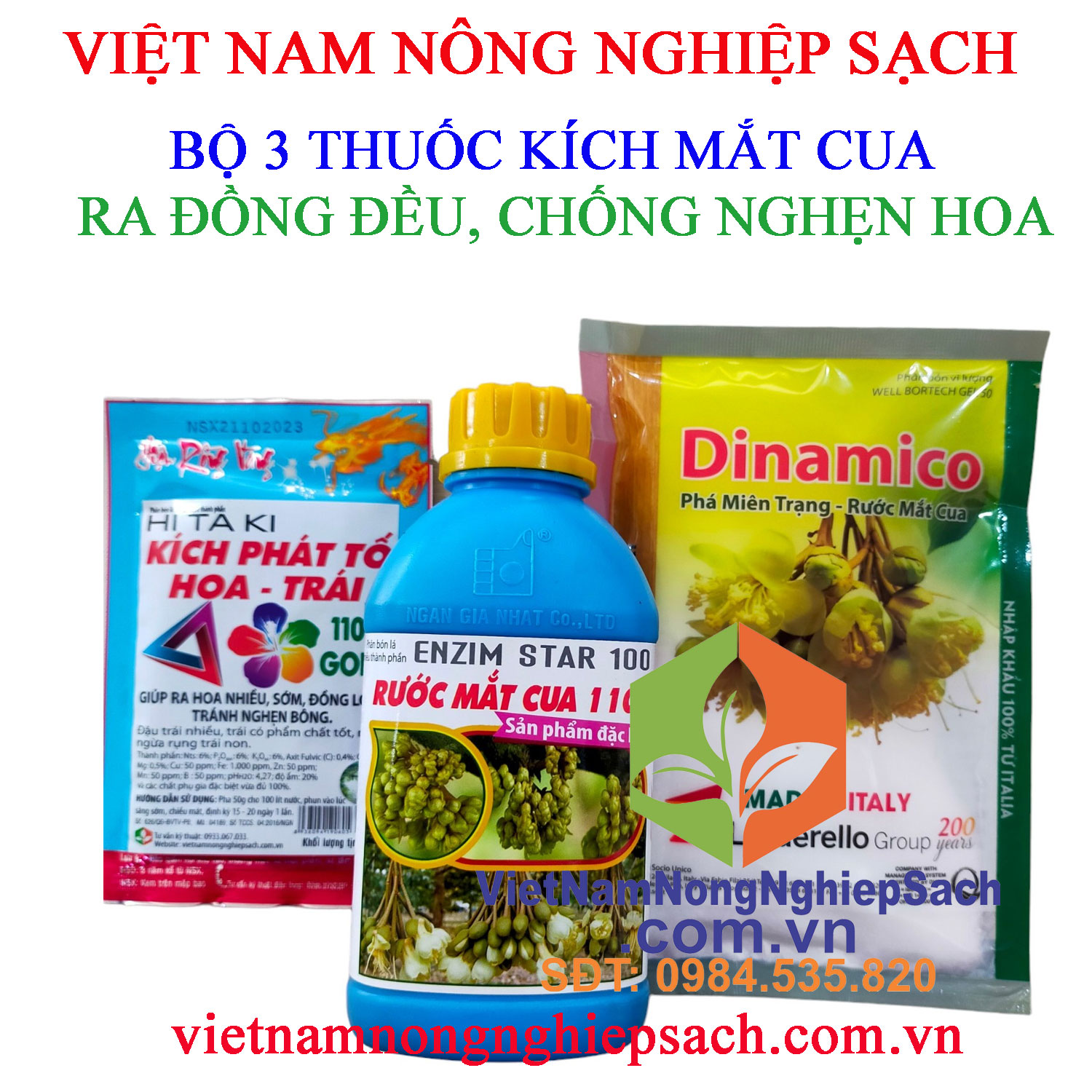 BỘ 3 THUỐC RƯỚC MẮT CUA