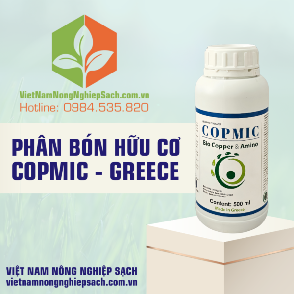 PHÂN BÓN HỮU CƠ COPMIC – GREECE