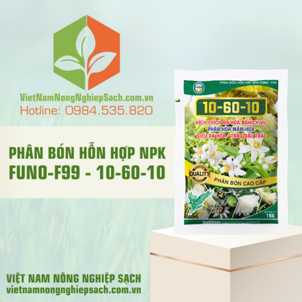 PHÂN BÓN HỖN HỢP NPK FUNO-F99 – 10-60-10