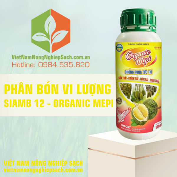 PHÂN BÓN VI LƯỢNG SIAMB 12 – ORGANIC MEPI