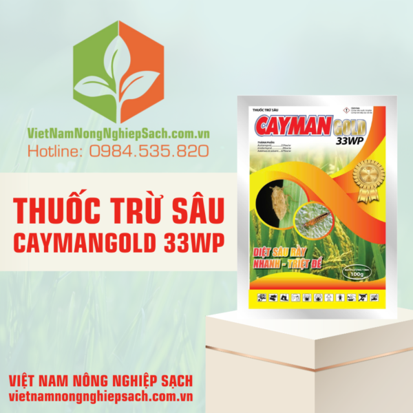 THUỐC TRỪ SÂU CAYMANGOLD 33WP