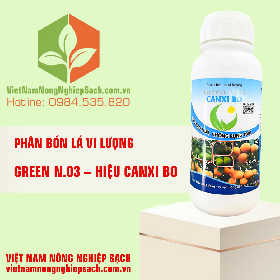 GREEN N.03 – HIỆU CANXI BO