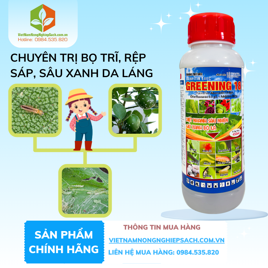 CONFITIN 18EC – HIỆU GREENING 18