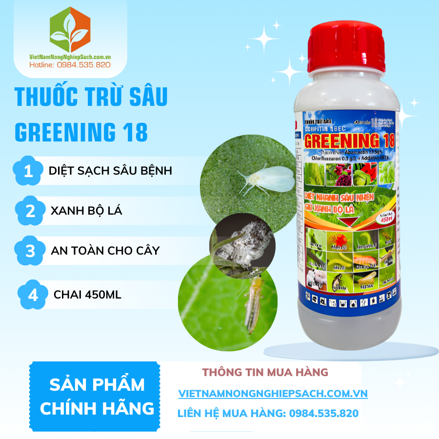 CONFITIN 18EC – HIỆU GREENING 18
