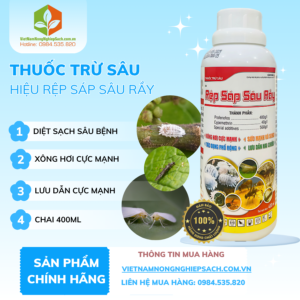 HIỆU RỆP SÁP SÂU RẦY - vietnamnongnghiepsach.com.vn