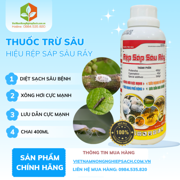 HIỆU RỆP SÁP SÂU RẦY – vietnamnongnghiepsach.com.vn
